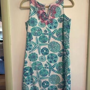 Lilly Pulitzer Pink and Blue Patterned Dress